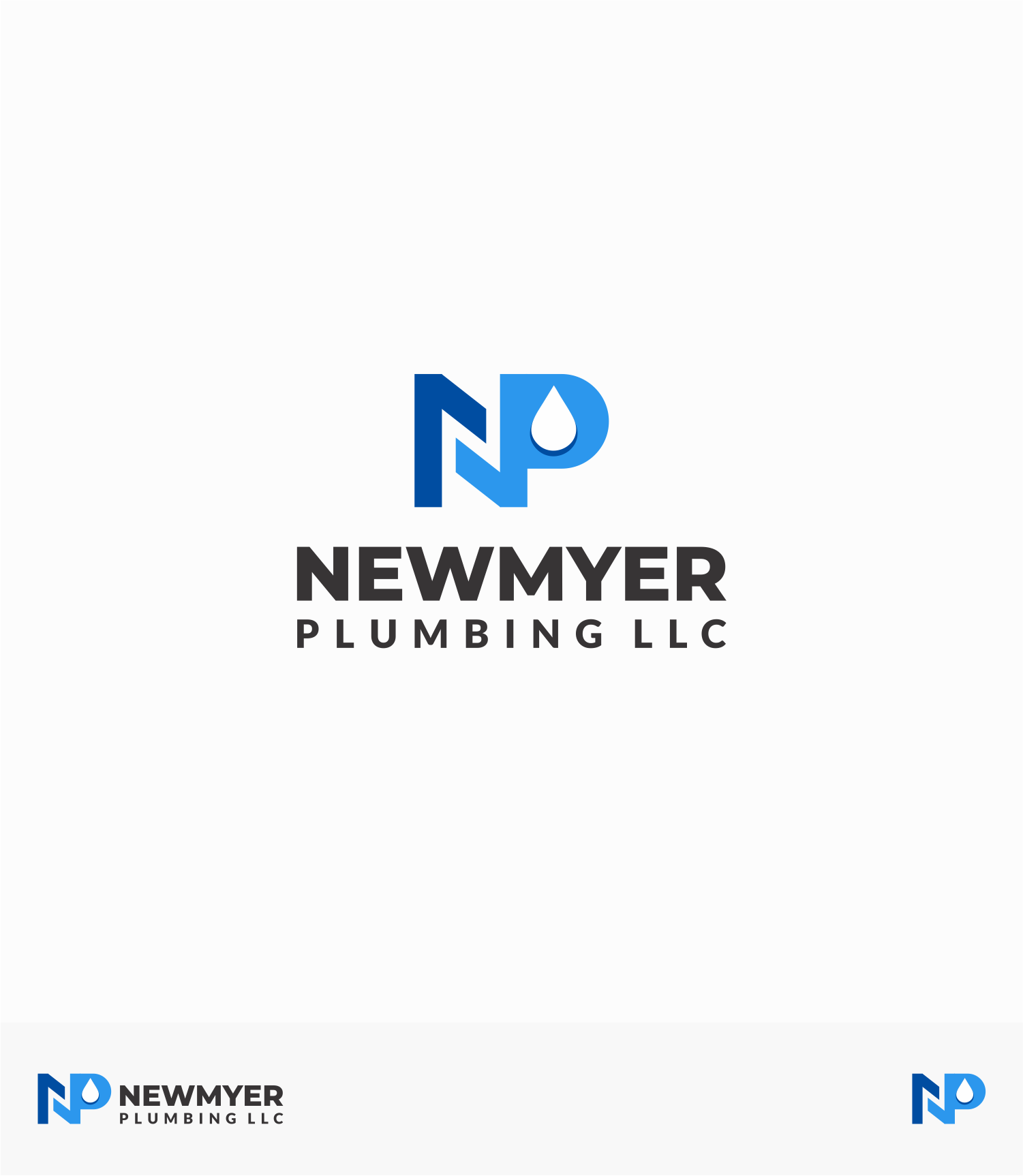 Logo Design by brandit for Newmyer plumbing LLC | Design #35453938