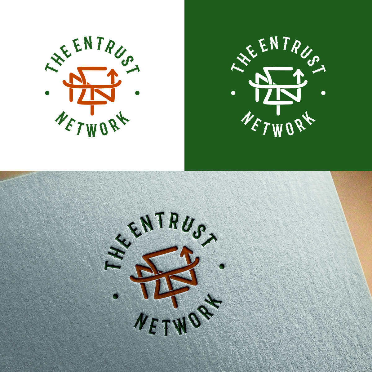 Diseño de Logo por Fortmindz para The Entrust Network | Diseño #35448702