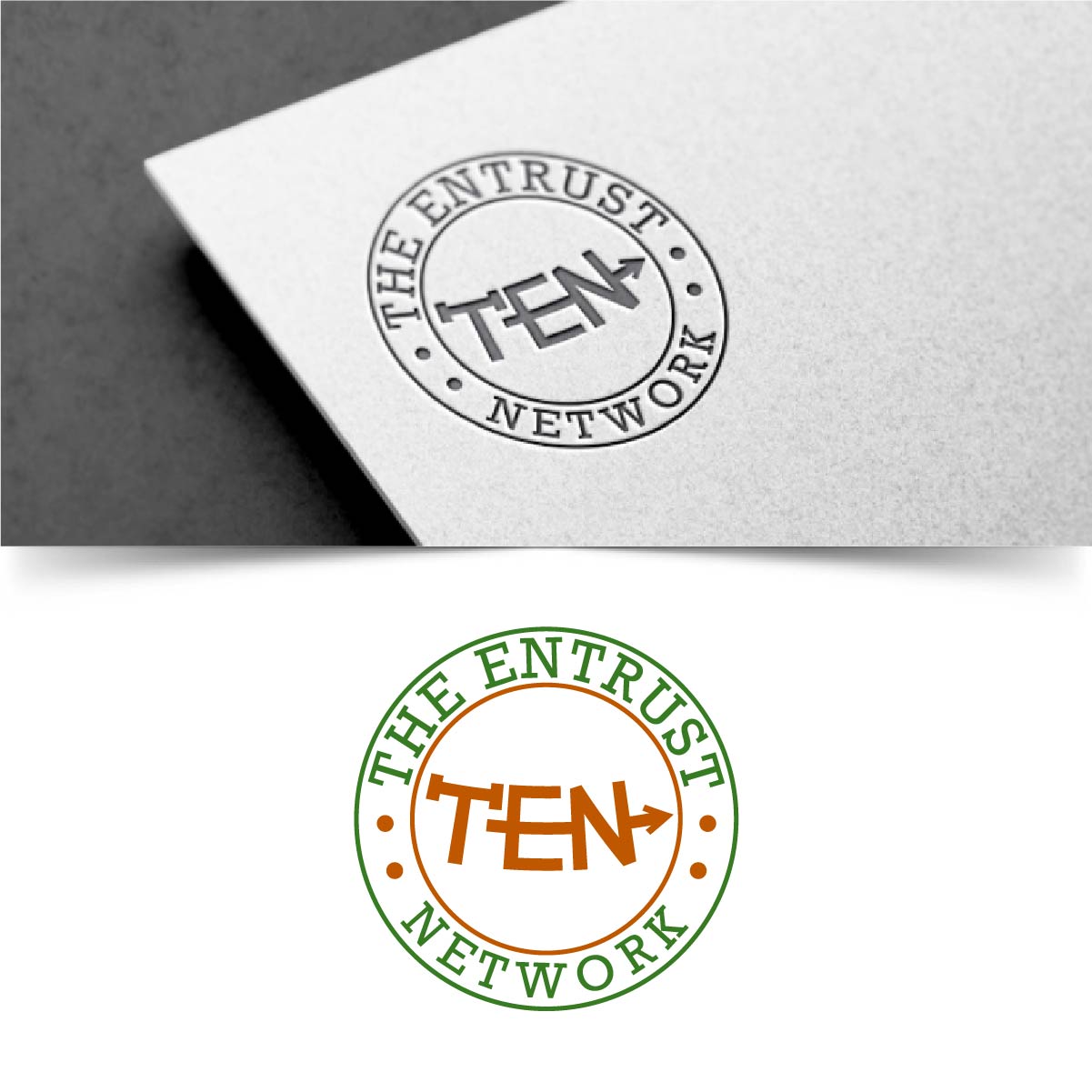 Logo-Design von fly  design für The Entrust Network | Design #35451957