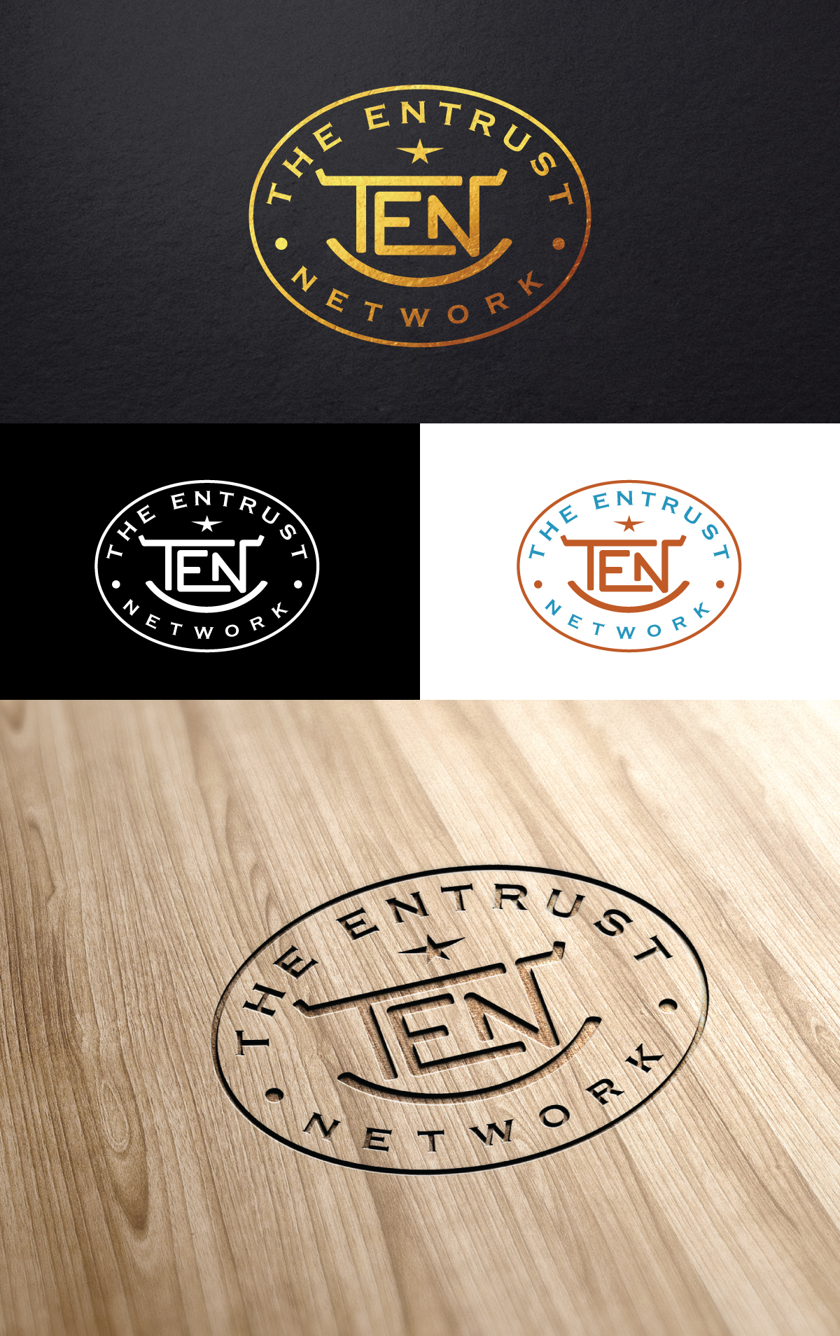 Logo Design by step forward 2 for The Entrust Network | Design: #35455796