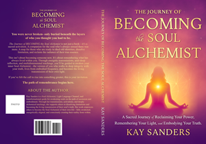 Spiritual Self-Help Book Cover: The Journey of BECOMING the Soul Alchemist