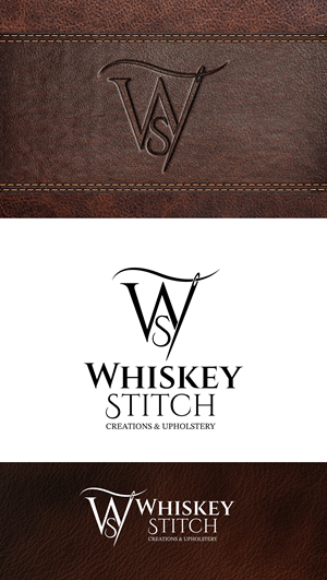 Diseño de Logo por Jose Lopez ( Verified Pro Designer ) para Whiskey Stitch Creation & Upholstery | Diseño: #35517395