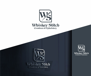 Diseño de Logo por alkaline para Whiskey Stitch Creation & Upholstery | Diseño: #35459501