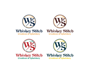 Diseño de Logo por alkaline para Whiskey Stitch Creation & Upholstery | Diseño: #35475877