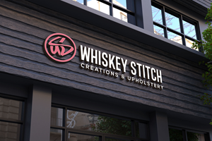 Diseño de Logo por Kavth para Whiskey Stitch Creation & Upholstery | Diseño: #35480108