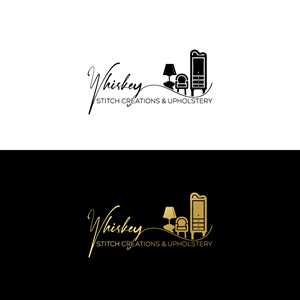 Logo Design by Md Nurullah 1 for Whiskey Stitch Creation & Upholstery | Design: #35484163