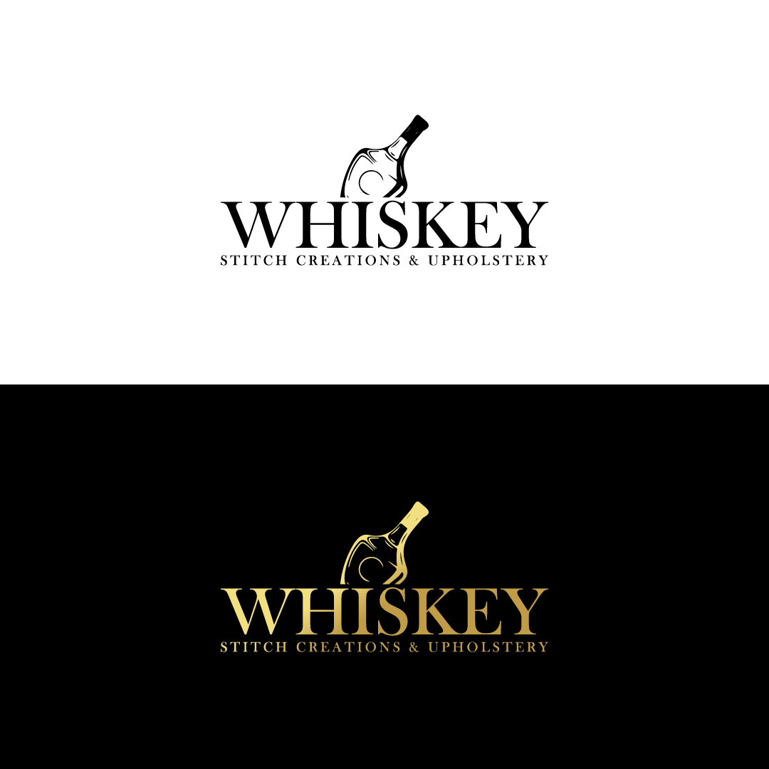 Logo Design by Md Nurullah 1 for Whiskey Stitch Creation & Upholstery | Design #35484198