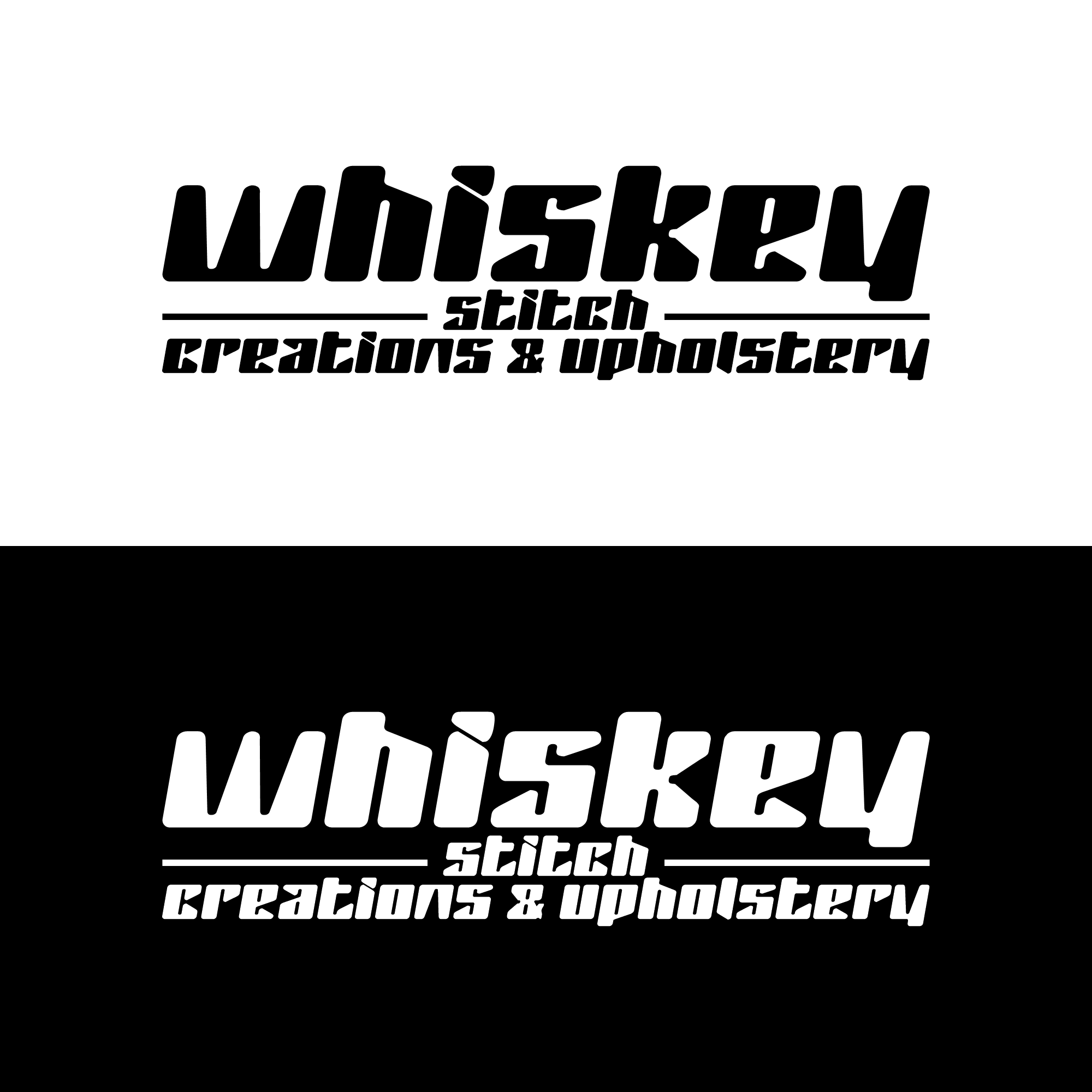 Logo Design by putri elegant for Whiskey Stitch Creation & Upholstery | Design #35454038