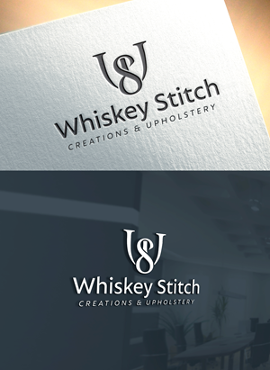 Logo-Design von RaKu 2 für Whiskey Stitch Creation & Upholstery | Design: #35483306