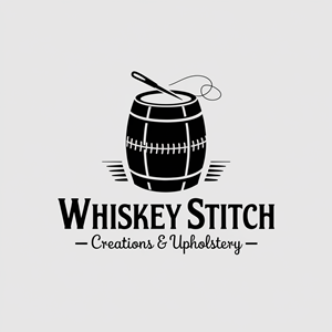 Logo-Design von Shariqology für Whiskey Stitch Creation & Upholstery | Design #35456149