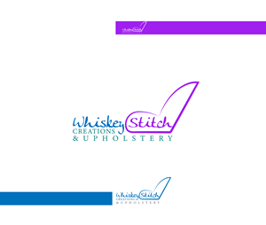 Logo Design by Logo24.com for Whiskey Stitch Creation & Upholstery | Design: #35469839