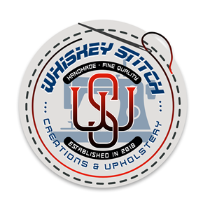 Logo-Design von Pearliecreamcheese für Whiskey Stitch Creation & Upholstery | Design #35485345