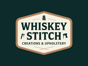 Design de Logo par Mukuuu pour Whiskey Stitch Creation & Upholstery | Design : #35458800