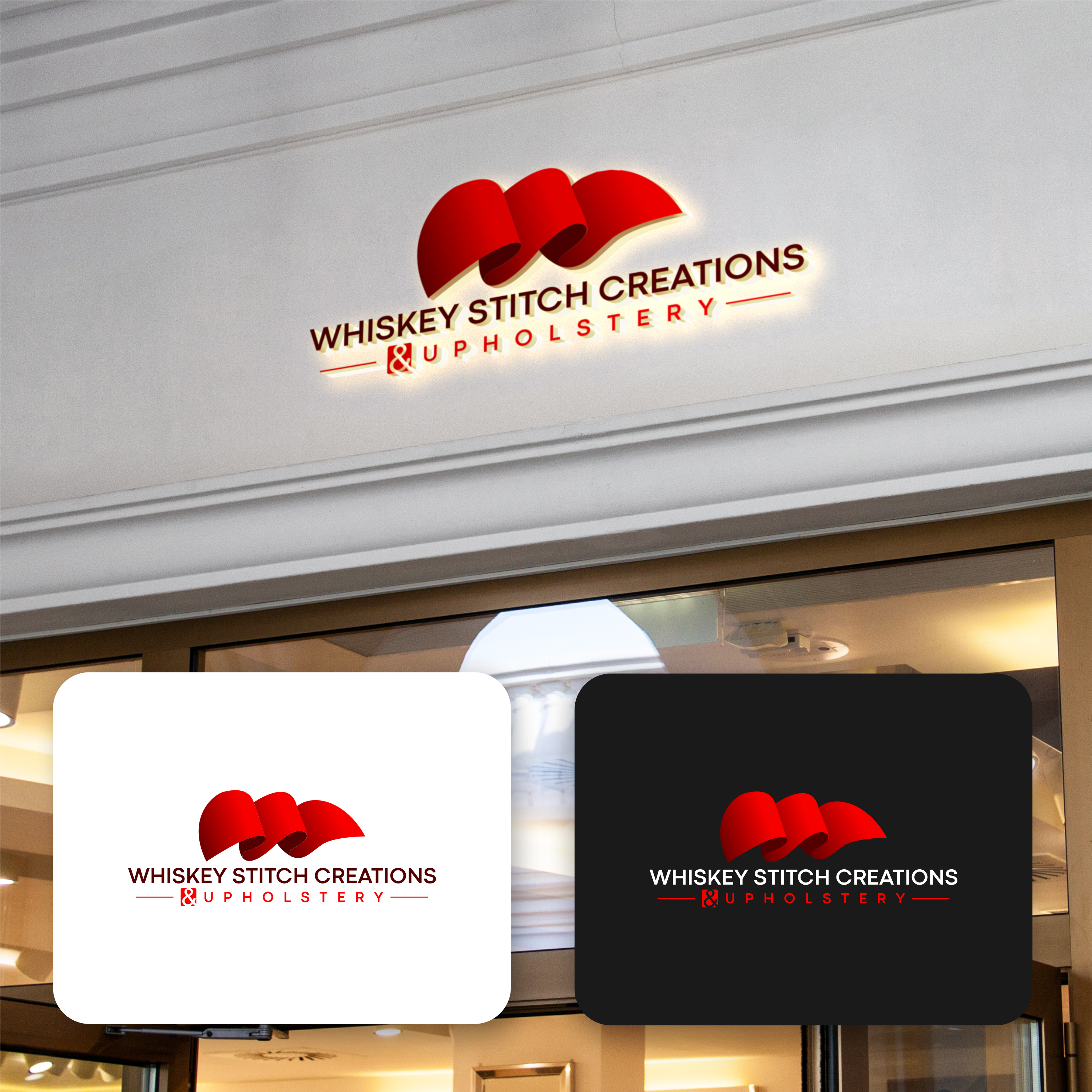 Design de Logo par ArtAND_Studio pour Whiskey Stitch Creation & Upholstery | Design #35452183