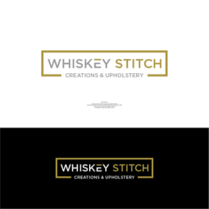 Logo Design by skylart28 for Whiskey Stitch Creation & Upholstery | Design: #35454189