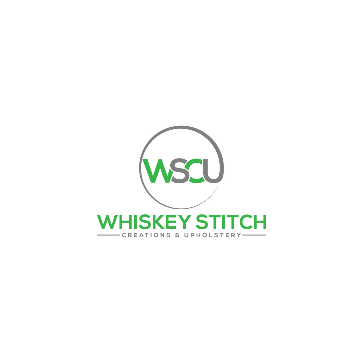 Logo Design by KL Designwork for Whiskey Stitch Creation & Upholstery | Design #35477122