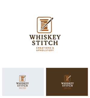 Logo Design by Afsana_Hoque for Whiskey Stitch Creation & Upholstery | Design: #35457562