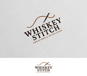 Logo Design by Afsana_Hoque for Whiskey Stitch Creation & Upholstery | Design: #35457563