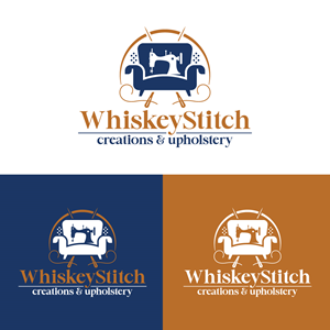 Diseño de Logo por riya.mitra07j para Whiskey Stitch Creation & Upholstery | Diseño: #35452522