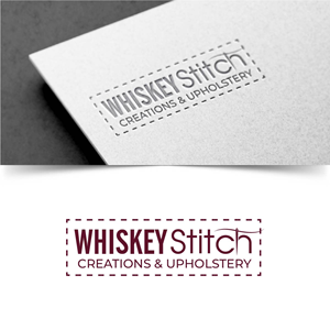 Logo Design by fly  design for Whiskey Stitch Creation & Upholstery | Design: #35453354