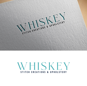 Logo Design by fly  design for Whiskey Stitch Creation & Upholstery | Design: #35453362