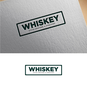 Logo Design by fly  design for Whiskey Stitch Creation & Upholstery | Design: #35453367