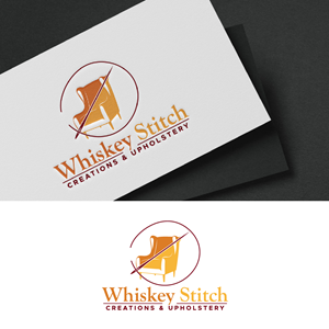 Logo Design by fly  design for Whiskey Stitch Creation & Upholstery | Design: #35453443