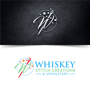 Diseño de Logo por fly  design para Whiskey Stitch Creation & Upholstery | Diseño: #35464373
