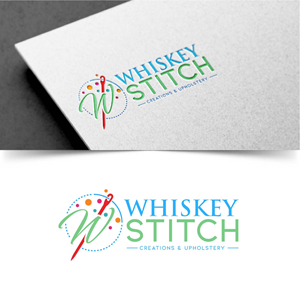 Diseño de Logo por fly  design para Whiskey Stitch Creation & Upholstery | Diseño: #35472116