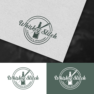 Diseño de Logo por DesignLima para Whiskey Stitch Creation & Upholstery | Diseño: #35453307
