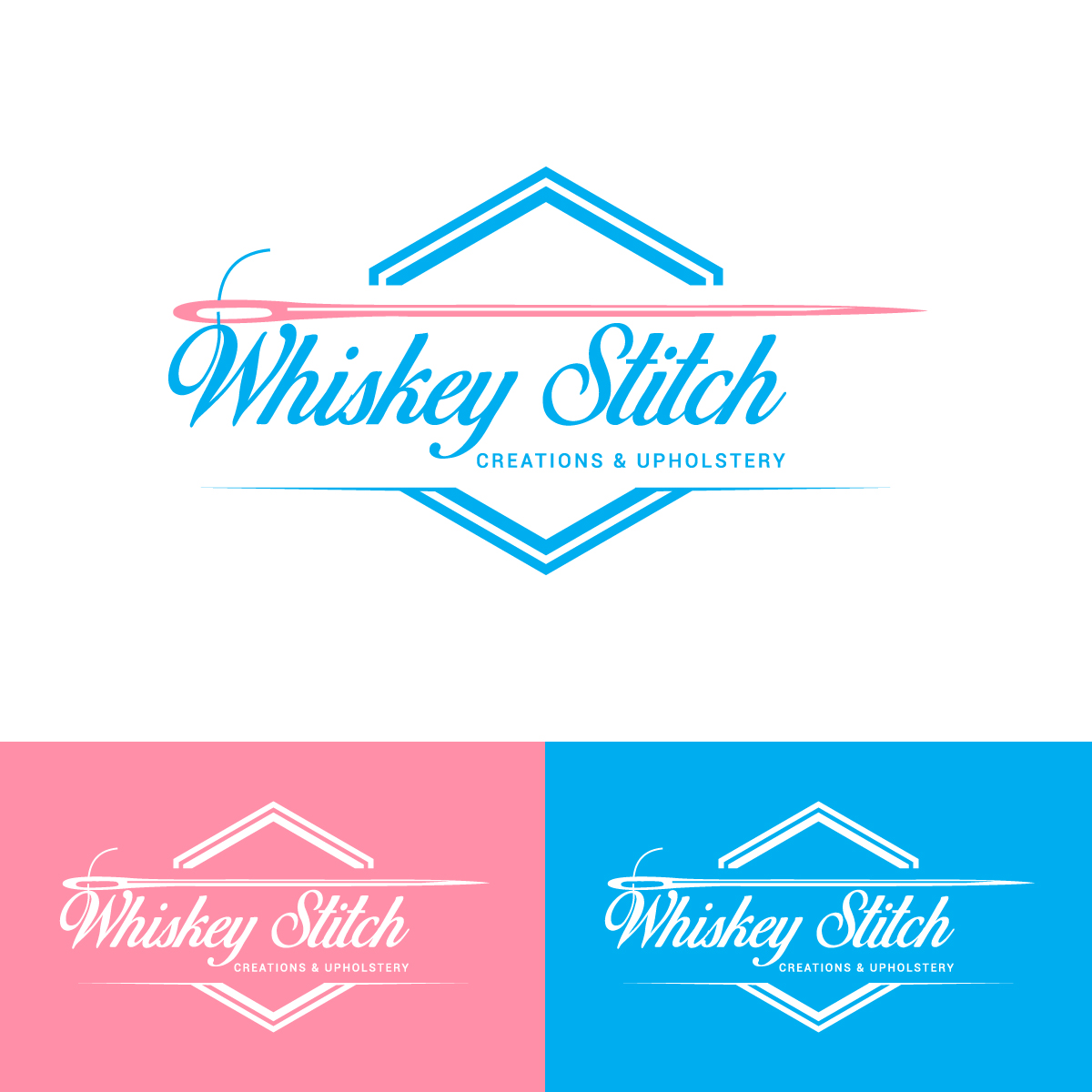 Logo Design by DesignLima for Whiskey Stitch Creation & Upholstery | Design #35453872
