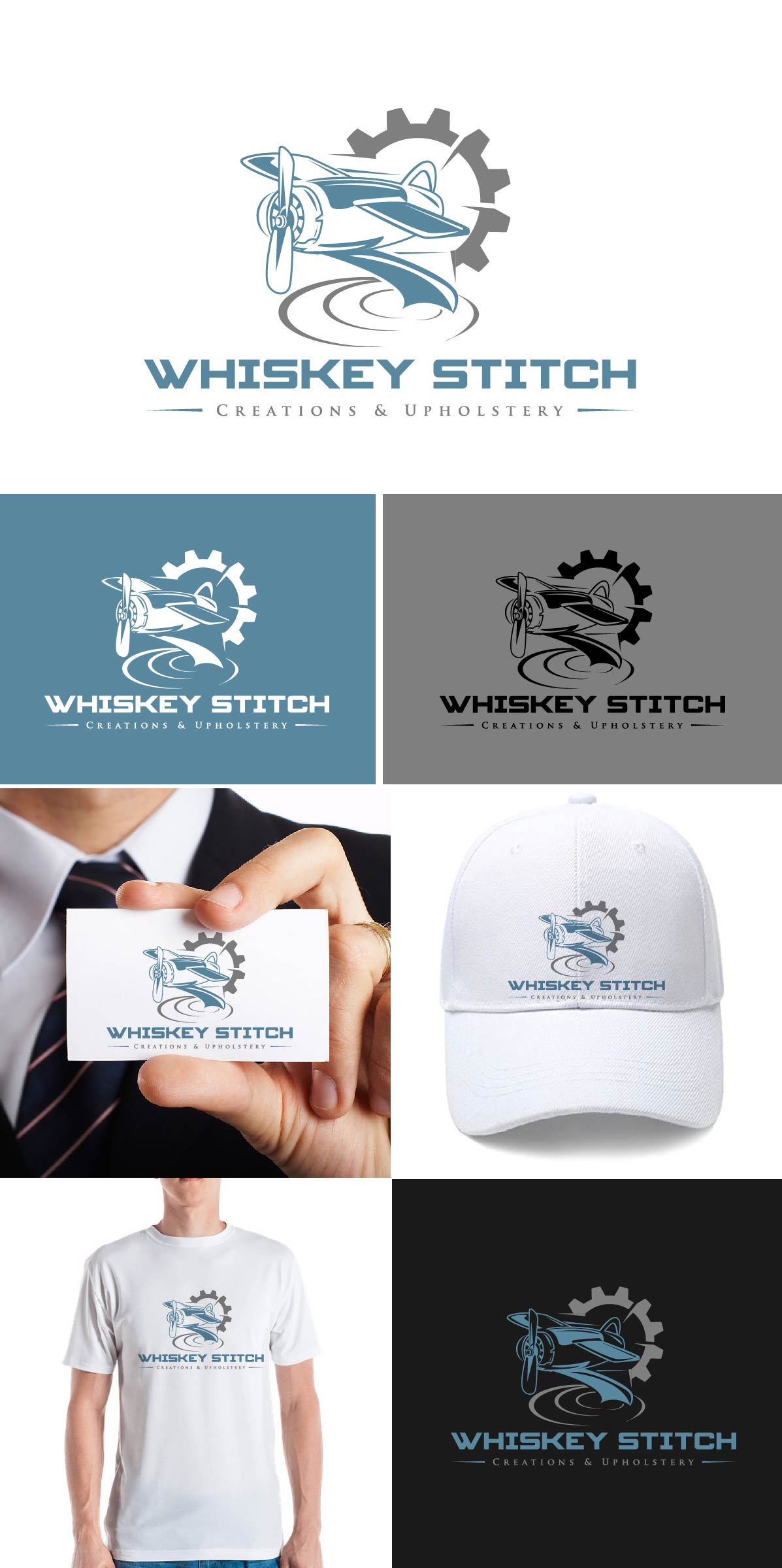 Logo-Design von DesignLima für Whiskey Stitch Creation & Upholstery | Design #35455589