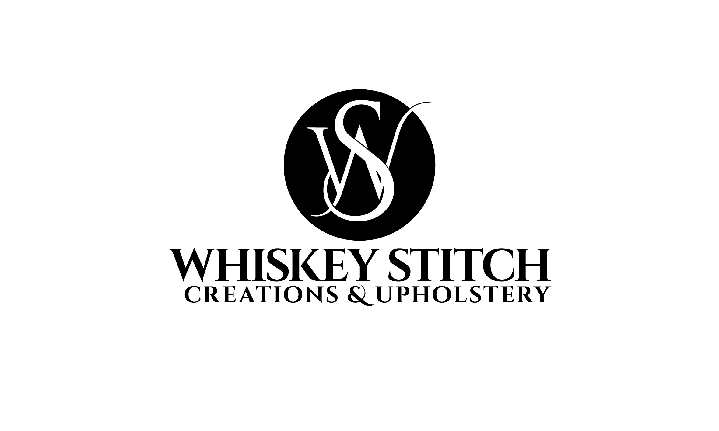 Logo Design by patriciaparadesign for Whiskey Stitch Creation & Upholstery | Design #35486174