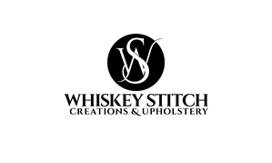 Logo Design by patriciaparadesign for Whiskey Stitch Creation & Upholstery | Design: #35486174