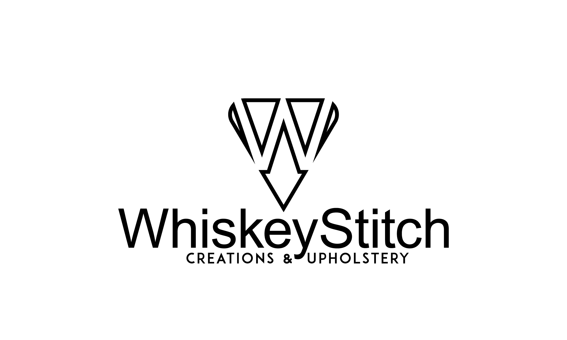 Logo Design by patriciaparadesign for Whiskey Stitch Creation & Upholstery | Design #35518681