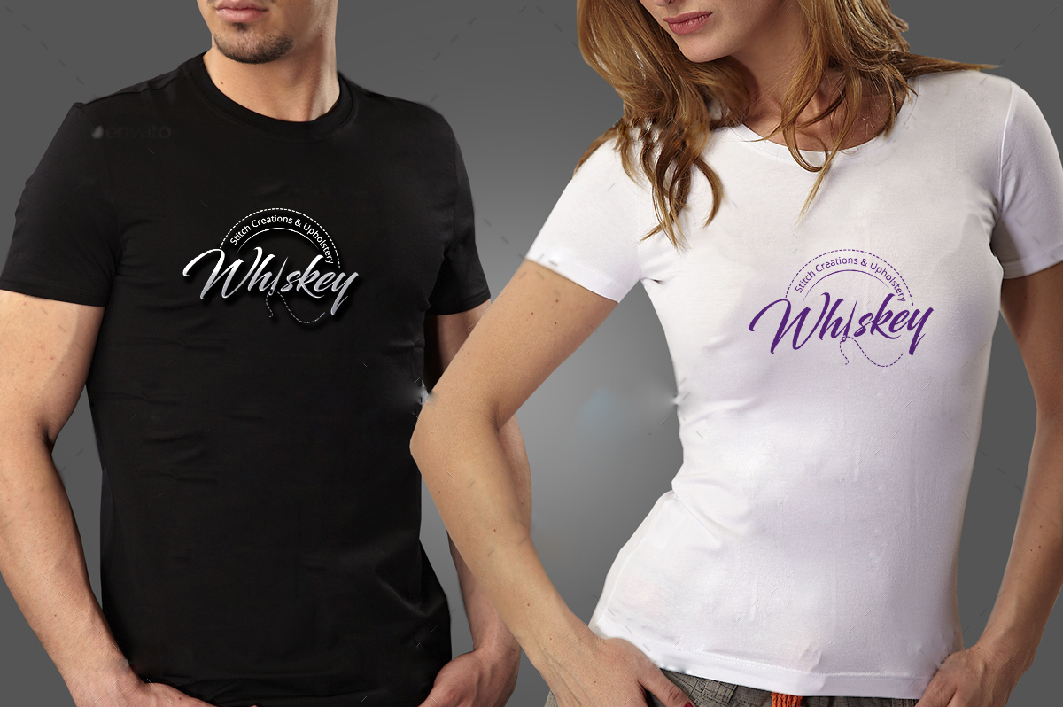Logo Design by zebronicgraphic for Whiskey Stitch Creation & Upholstery | Design #35452810