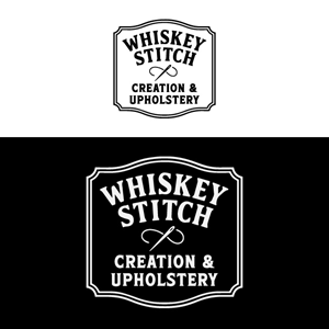 Logo Design by adja for Whiskey Stitch Creation & Upholstery | Design: #35453226