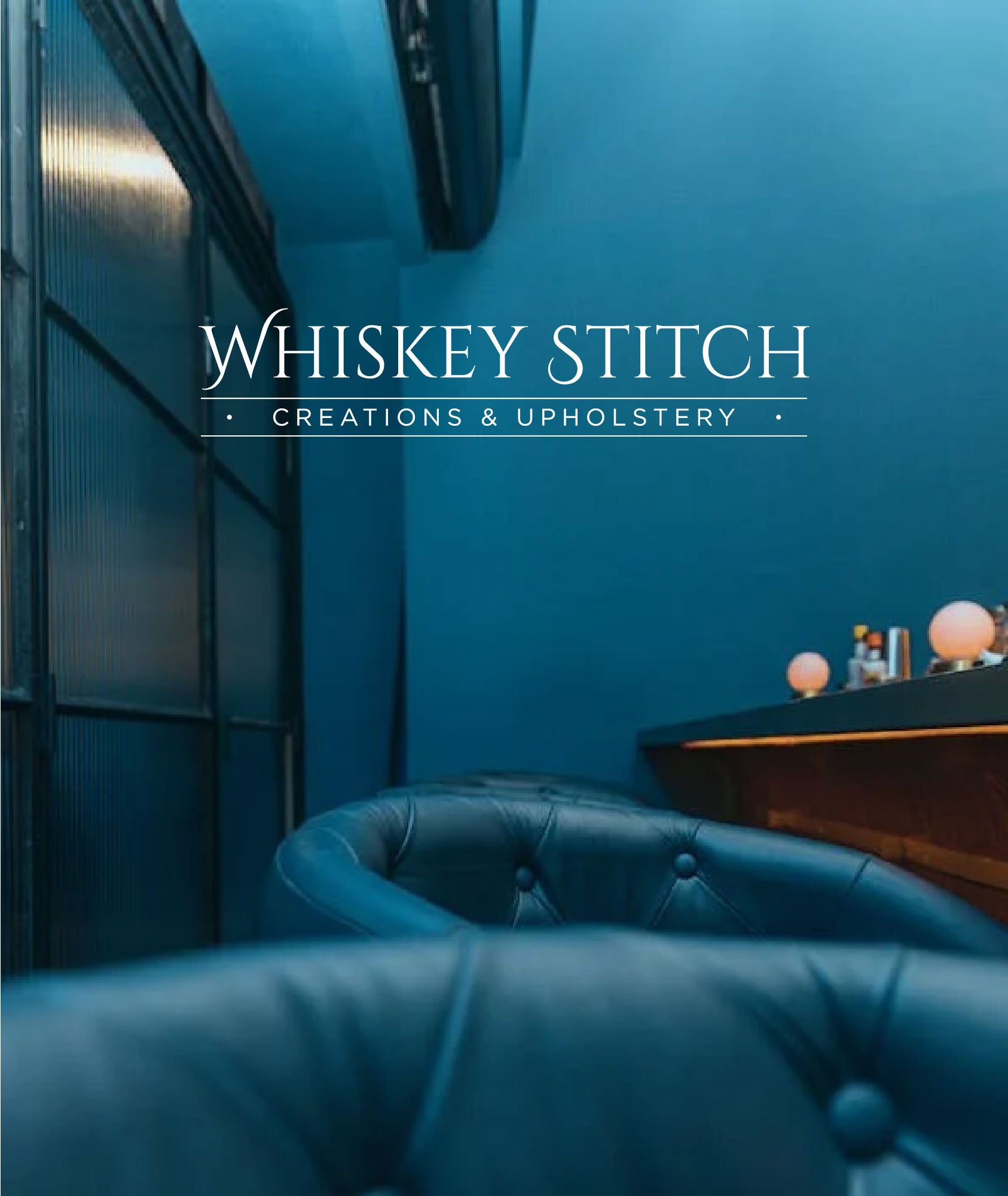 Logo Design by kaushal 05 for Whiskey Stitch Creation & Upholstery | Design #35455650