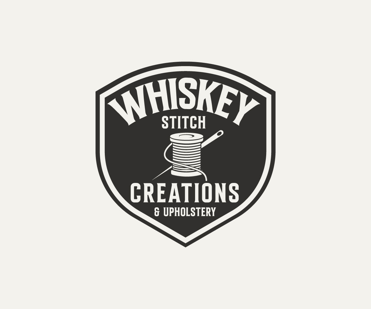 Logo Design by Ansh Design for Whiskey Stitch Creation & Upholstery | Design #35460338