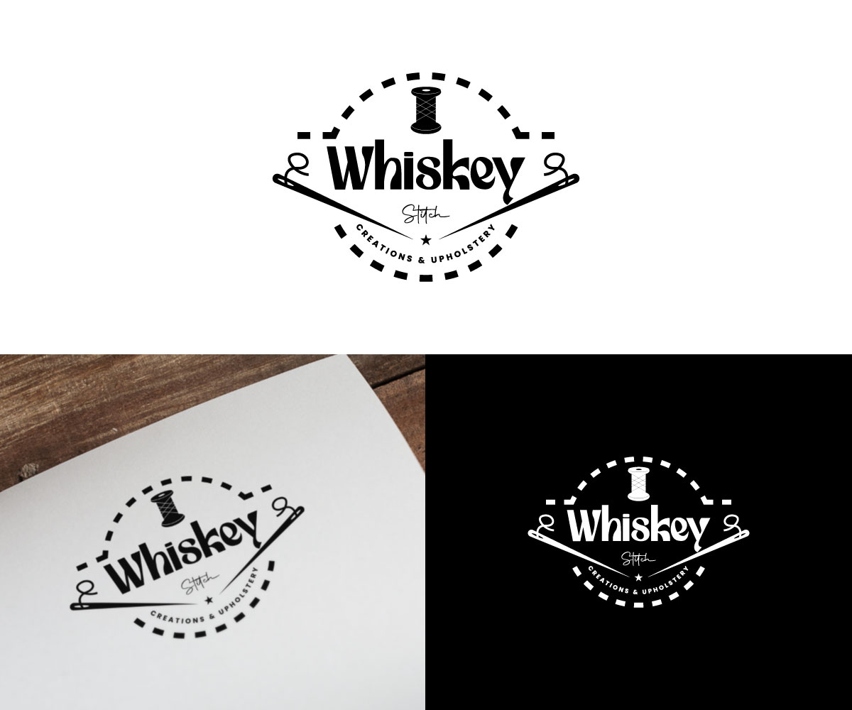 Design de Logo par Ansh Design pour Whiskey Stitch Creation & Upholstery | Design #35460339