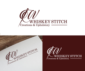 Diseño de Logo por Ansh Design para Whiskey Stitch Creation & Upholstery | Diseño: #35460340