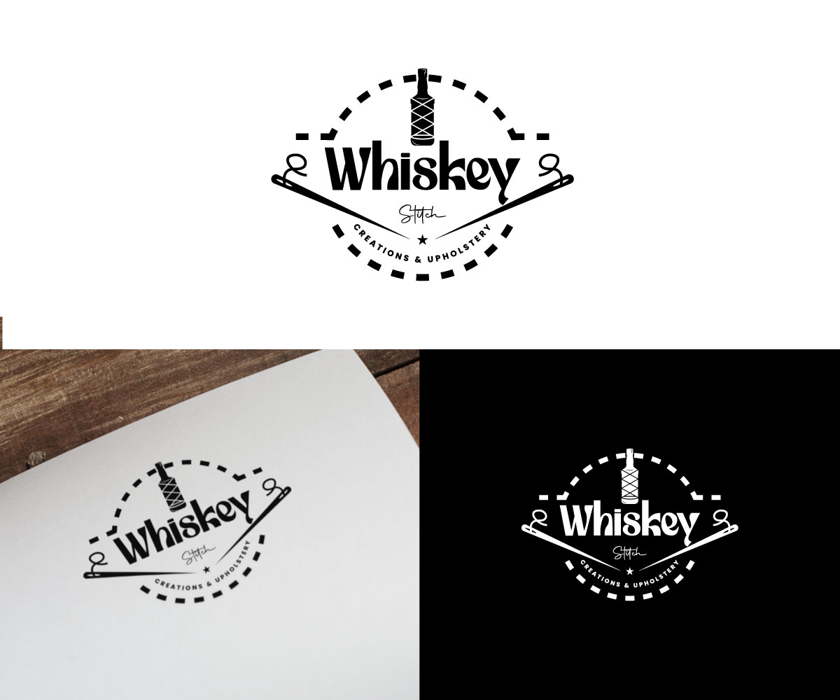 Design de Logo par Ansh Design pour Whiskey Stitch Creation & Upholstery | Design #35460556