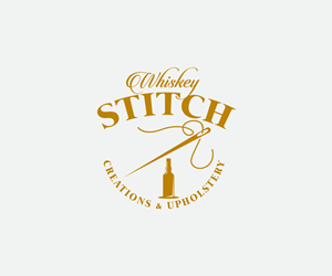 Logo Design by Ansh Design for Whiskey Stitch Creation & Upholstery | Design: #35471744