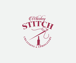 Logo Design by Ansh Design for Whiskey Stitch Creation & Upholstery | Design: #35471746