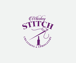 Logo Design by Ansh Design for Whiskey Stitch Creation & Upholstery | Design: #35471748