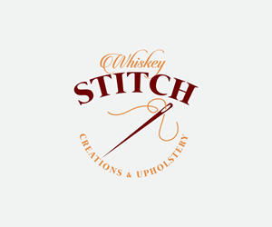 Logo Design by Ansh Design for Whiskey Stitch Creation & Upholstery | Design: #35478539