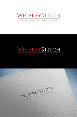 Design de Logo par flora.c design pour Whiskey Stitch Creation & Upholstery | Design : #35453087