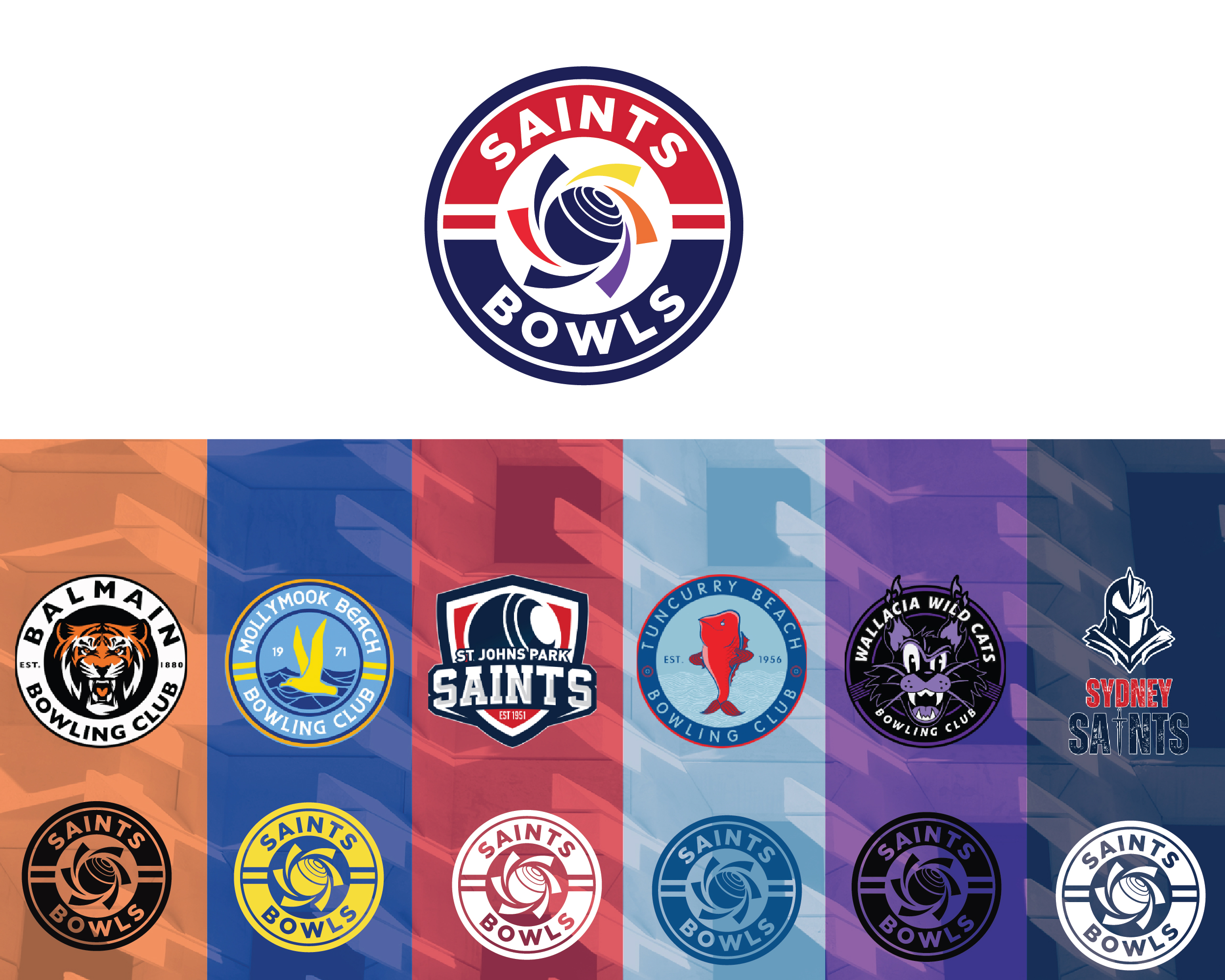 Logo Design by renderman for St Johns Park Bowling Club | Design #35454772