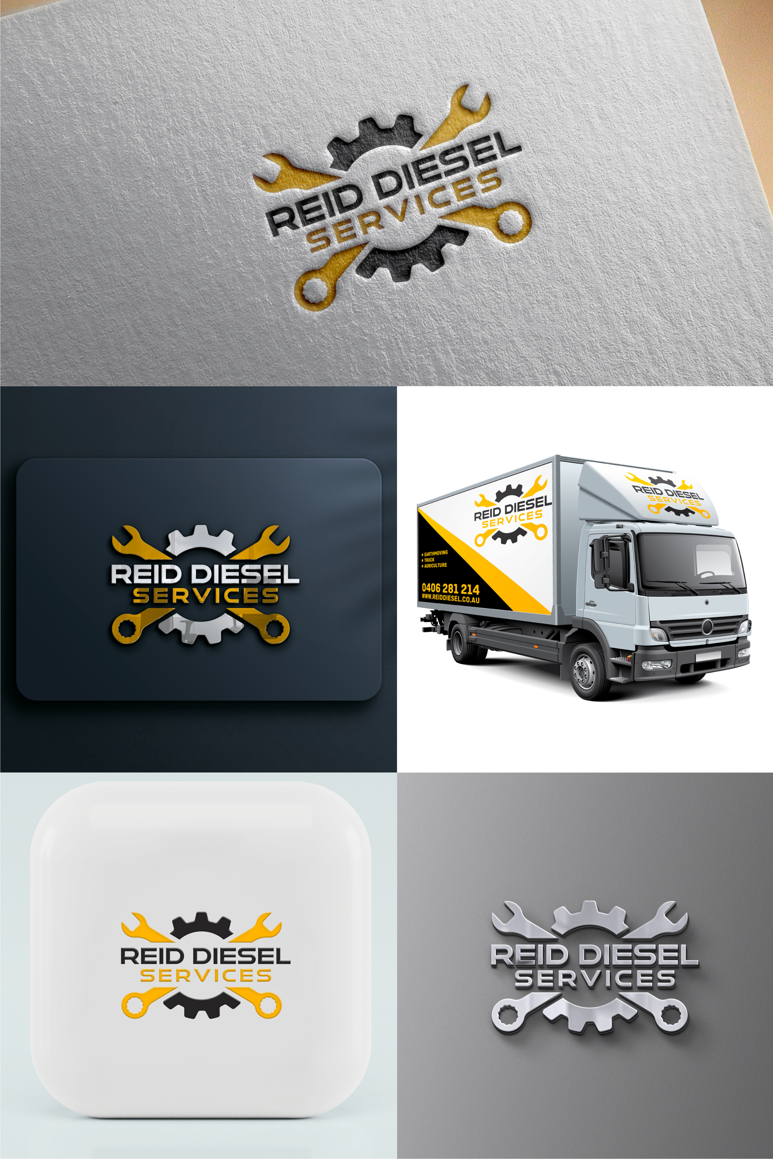 Logo Design by melzh for Reid Diesel Services | Design #35460780