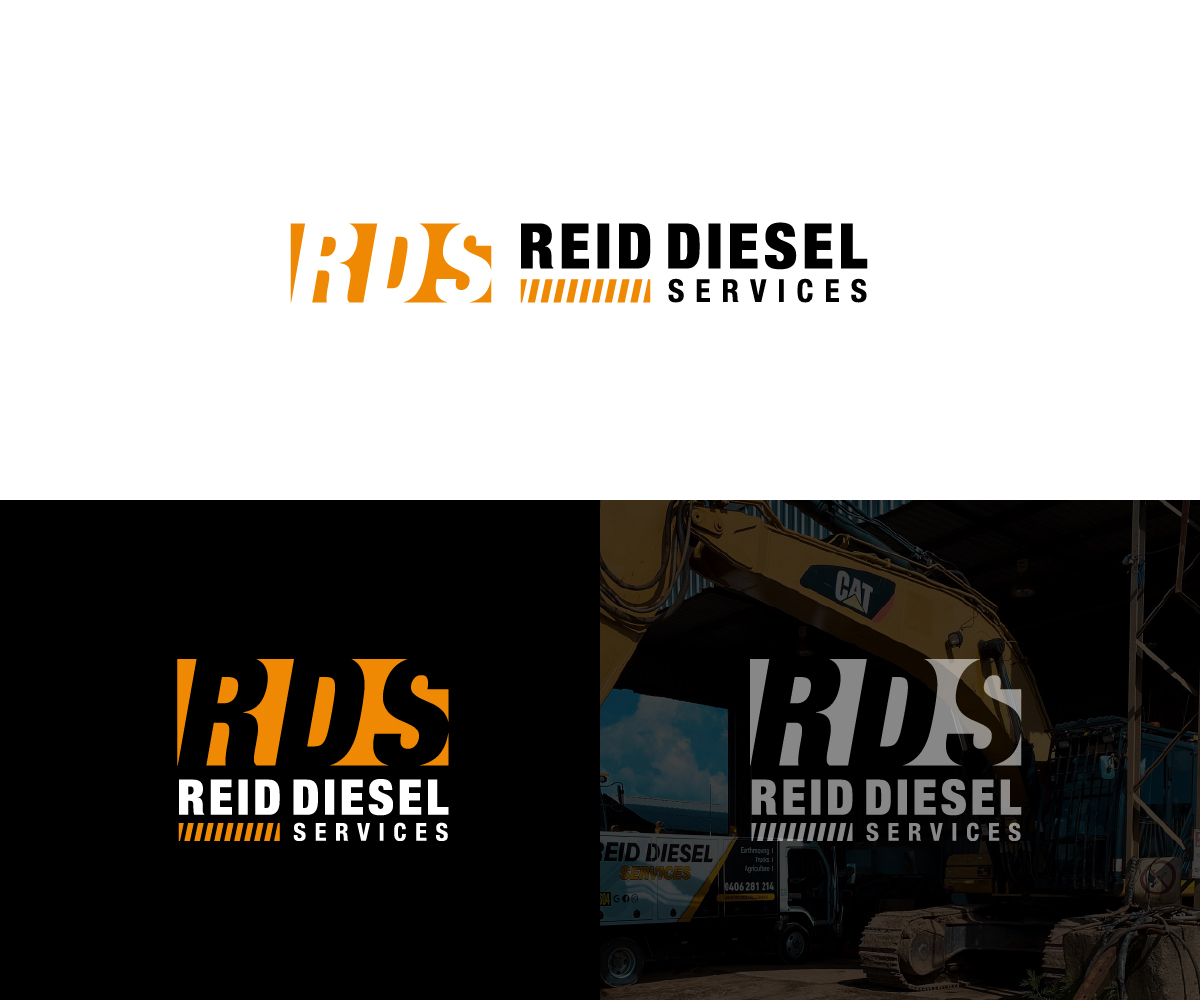 Logo Design by METHODEMAN for Reid Diesel Services | Design #35448414